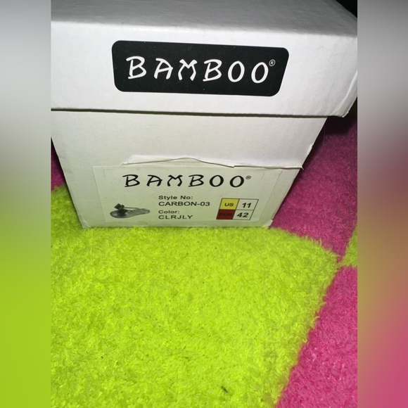 BAMBOO 🧊Carbon-03, Women's Clear Rhinestone Sandal, size 11, Brand New in Box - Picture 6 of 6